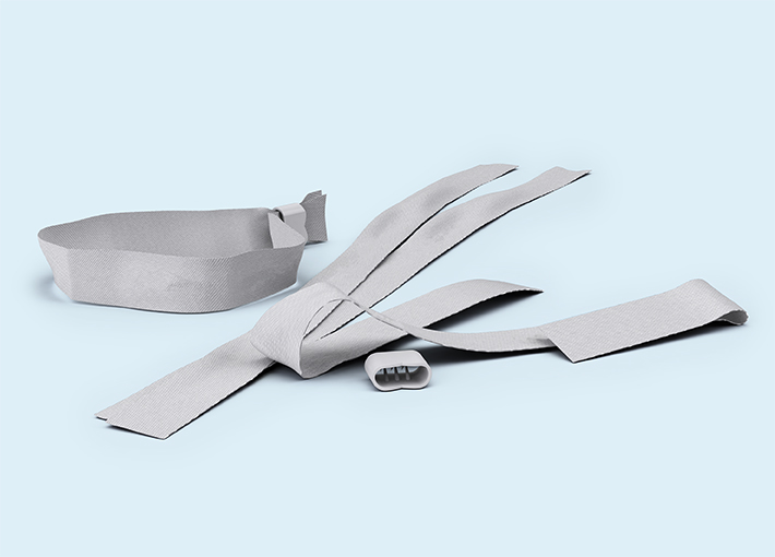 Einlassbänder aus Stoff (blanko)