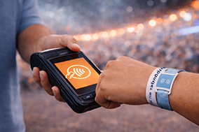 Einlassbänder mit NFC
